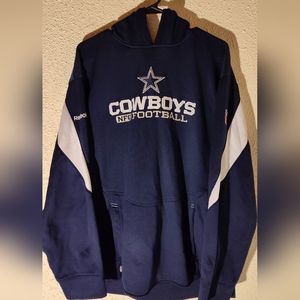 NFL Onfield Dallas Cowboys Hoodie by Reebok sz XL